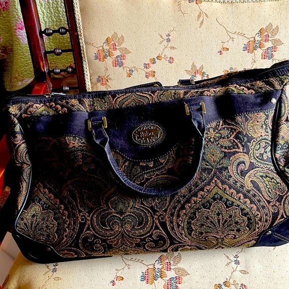 Reba Other Reba Tapestry Luggage Poshmark